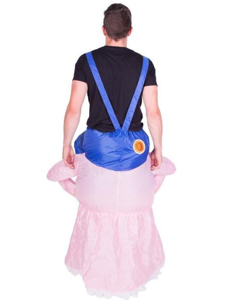 Oppustelig Gammel Dame Carry Me Kostume