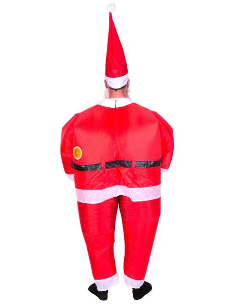 Oppustelig Julemandskostume Udklædning