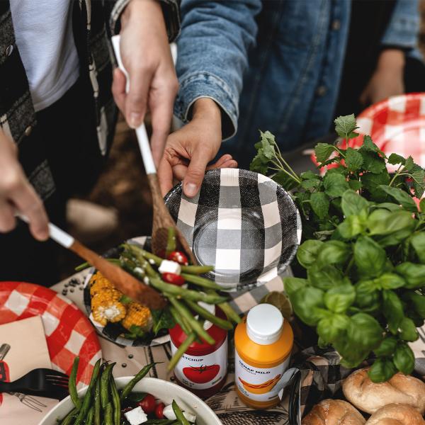 Ternede Papskåle Sort 6-pak