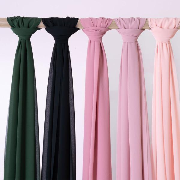 Chiffon Bordløber Flaskegrøn