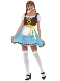 Oktoberfest Dirndl Kjole Kostume