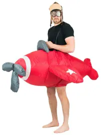 Oppustelig Flyvemaskinekostume