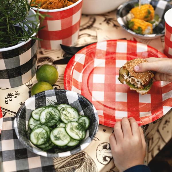 Ternede Papskåle Sort 6-pak