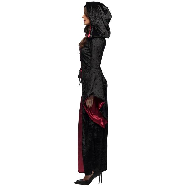 Kostume Vampyr Sort/Rød