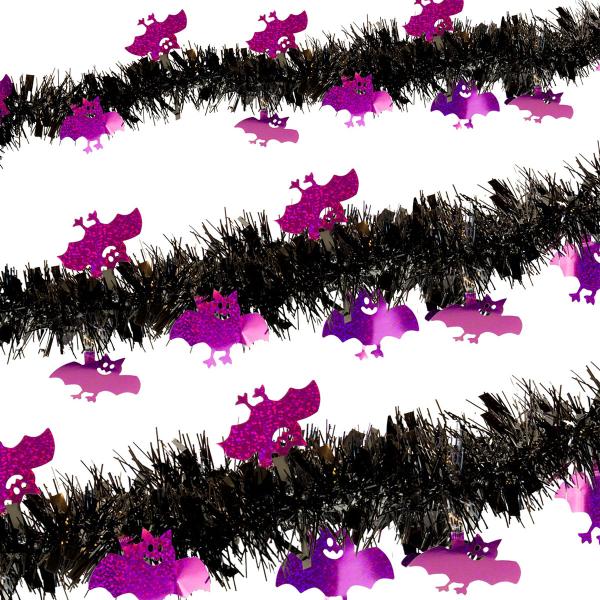 Flagermus Glitterguirlande