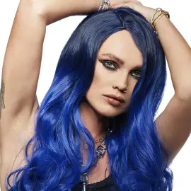 Queen Bitch Ombre Manic Panic Paryk Blå