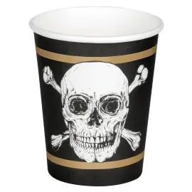 Papkrus Kranie med Guldkant 10-pak