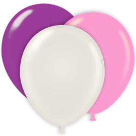 Ballonkombi Metallic Pink/Magenta/Hvid