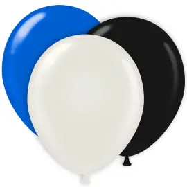 Ballonkombi Blå/Sort/Hvid