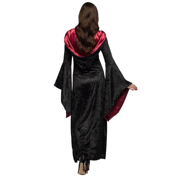 Kostume Vampyr Sort/Rød