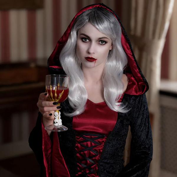 Kostume Vampyr Sort/Rød