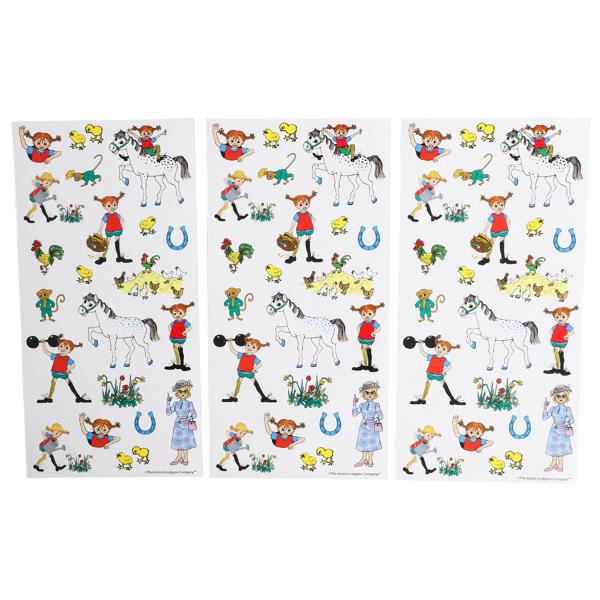 Pippi Klistermærker 3-pak