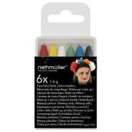 Halloween Ansigtskridt 6-pak