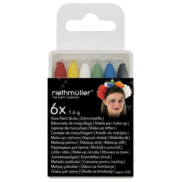 Halloween Ansigtskridt 6-pak