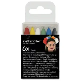 Halloween Ansigtskridt 6-pak