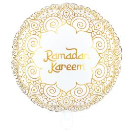 Ramadan Kareem Rund Folieballon 46 cm