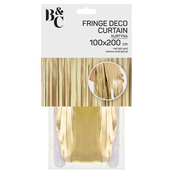 Dørforhæng Mat Lys Guld