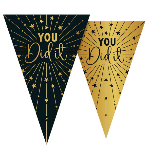 You Did It Vimpelguirlande med Stjerner