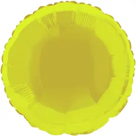 Folieballon Rund Gul