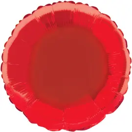 Folieballon Rund Rød
