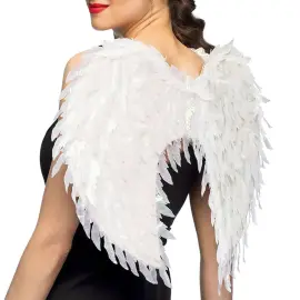 Englevinger Glam Hvide