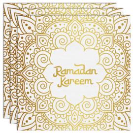 Ramadan Kareem Servietter 20-pak