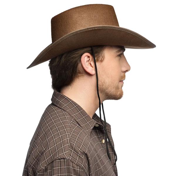 Cowboyhat Tyrehoved Brun