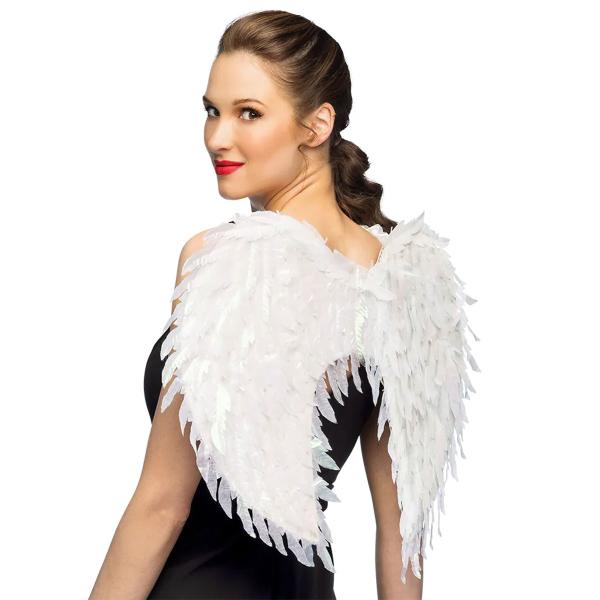 Englevinger Glam Hvide