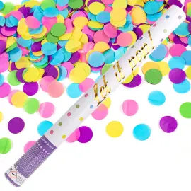 Konfettirør Flerfarved 60 cm