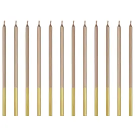 Kagelys Lange Roseguld 12-pak