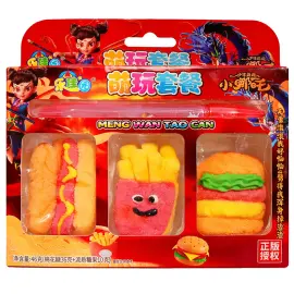 Marshmallows Fastfood og Pen med Gel 46 g