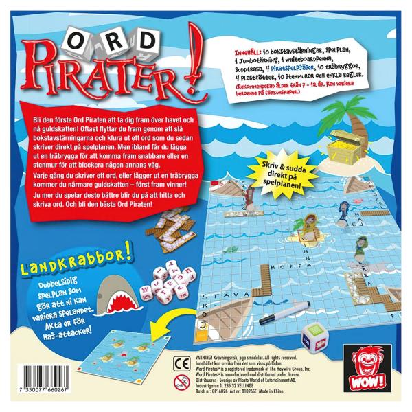 OrdPirater Sällskapsspel Spil