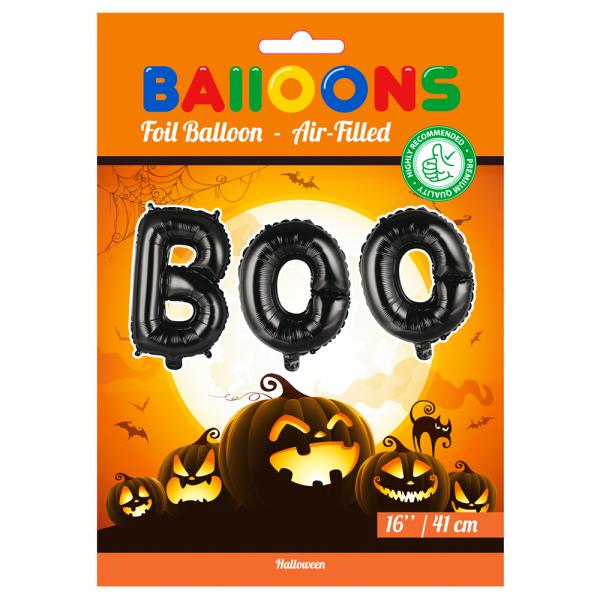 Boo Folieballon Sort