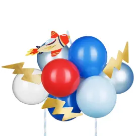 Ballon Kagedekoration Flyvemaskine 29 cm
