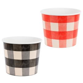 Ternede Snackb&aelig;gre Sort og R&oslash;d 2-pak