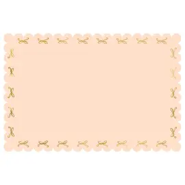 Borddug med Guldsløjfer