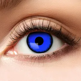 Farvede Crazy Linser Angelic Blue