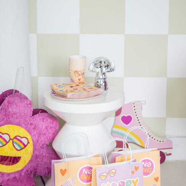 Paptallerkener Boho Girlz 8-pak