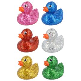 Glitrende Badeand 6 cm