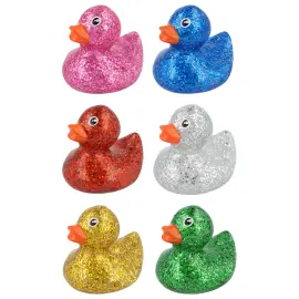 Glitrende Badeand 6 cm