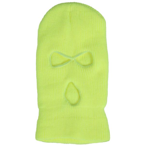 Balaclava Skimaske Neon Gul