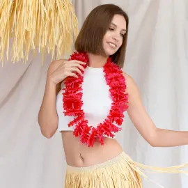 Blomsterkrans Mørk Lyserød 120 cm