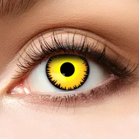 Farvede Crazy Linser Yellow Wolf