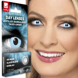 Farvede Linser Ice Blue