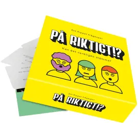 På Riktigt!? Frågespel Spil