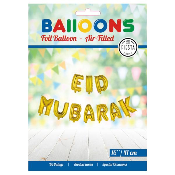 Eid Mubarak Ballonguirlande Sæt Guld