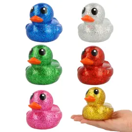 Glitrende Badeand 10 cm