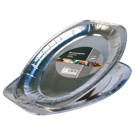 Aluminium Serveringsfad Sølv 43 cm