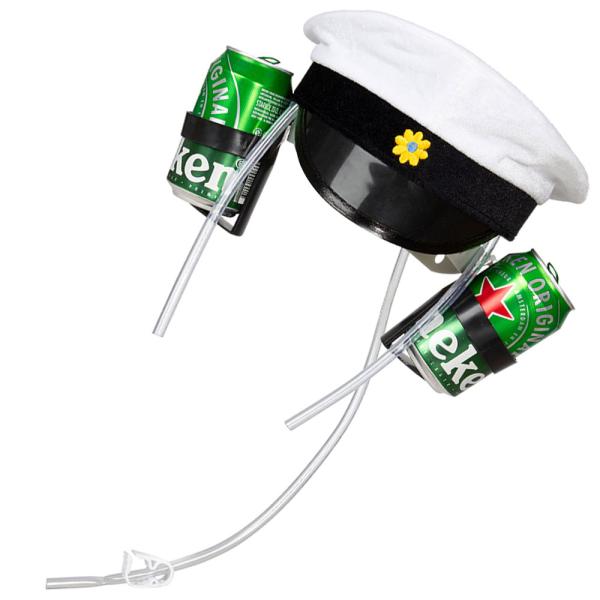 Hands-free Ølhat med Studenterhue