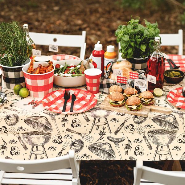 Ternede Snackbægre Sort og Rød 2-pak